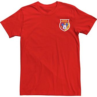 Disney's Mickey And Friends Mickey Spain Left Chest Badge Men's Tee