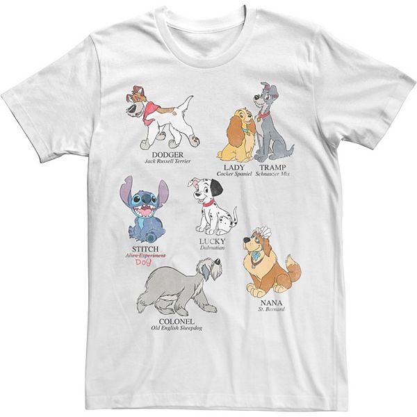 Fifth Sun Men's Dog Breeds Short Sleeve Crew T-Shirt - White - Size M