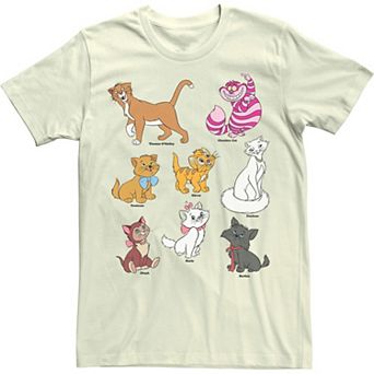 Disney's Mickey And Friends Men's Cats Portraits Tee