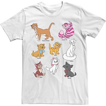 Disney's Mickey And Friends Men's Cats Portraits Tee