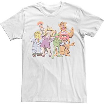 Disney's Muppets Group Shot Illustrated Men's Tee