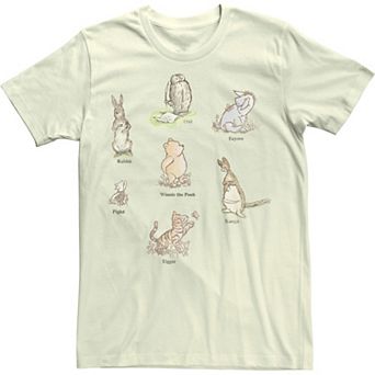 Disney's Winnie The Pooh Men's Classic Group Shot Tee
