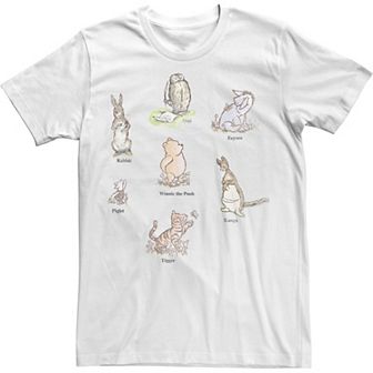 Disney's Winnie The Pooh Men's Classic Group Shot Tee