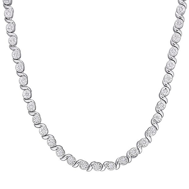 1/2 Ct. T.W. Diamond Tennis Necklace