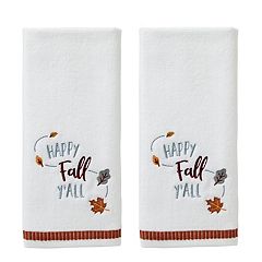 SKL Home Casual Monogram Letter X Bath Towel, white, cotton W453800080X103  - The Home Depot