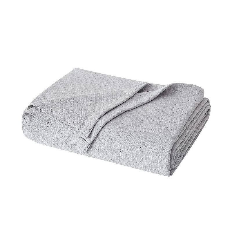 Charisma Deluxe Woven Blanket, Grey, King