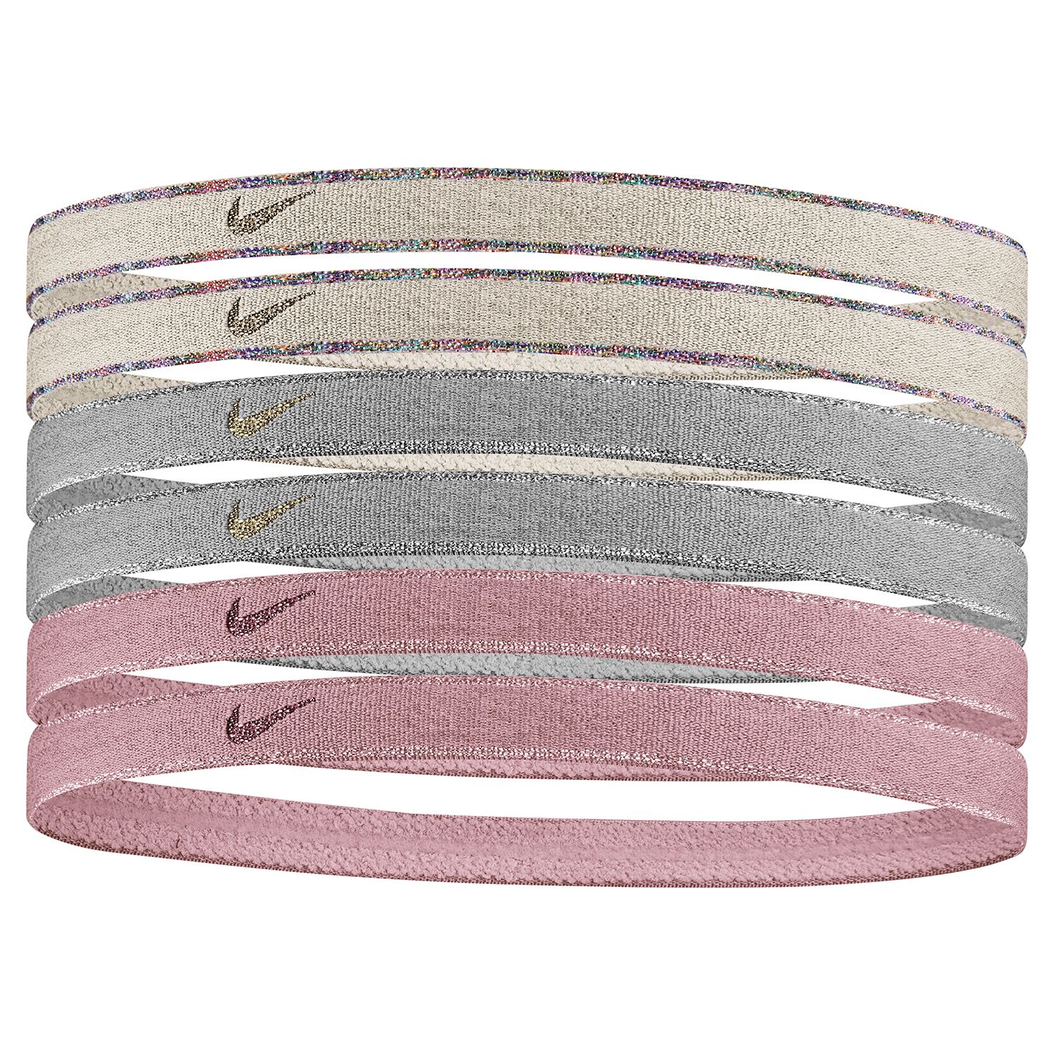 nike metallic headbands