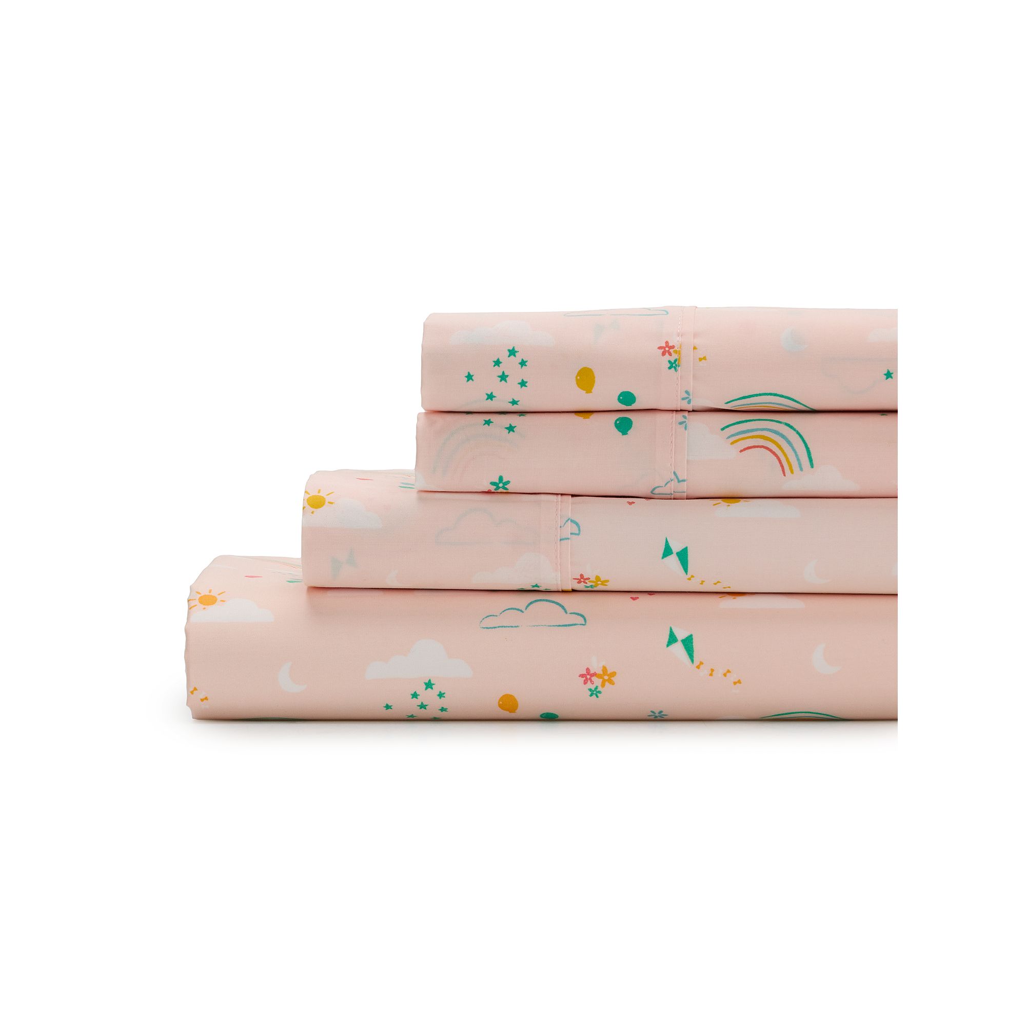 The Big One Kids™ 275 Thread Count Sheet Set or Pillowcases, Rainbows