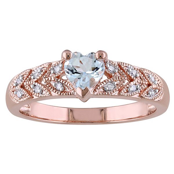 Kohls aquamarine store ring