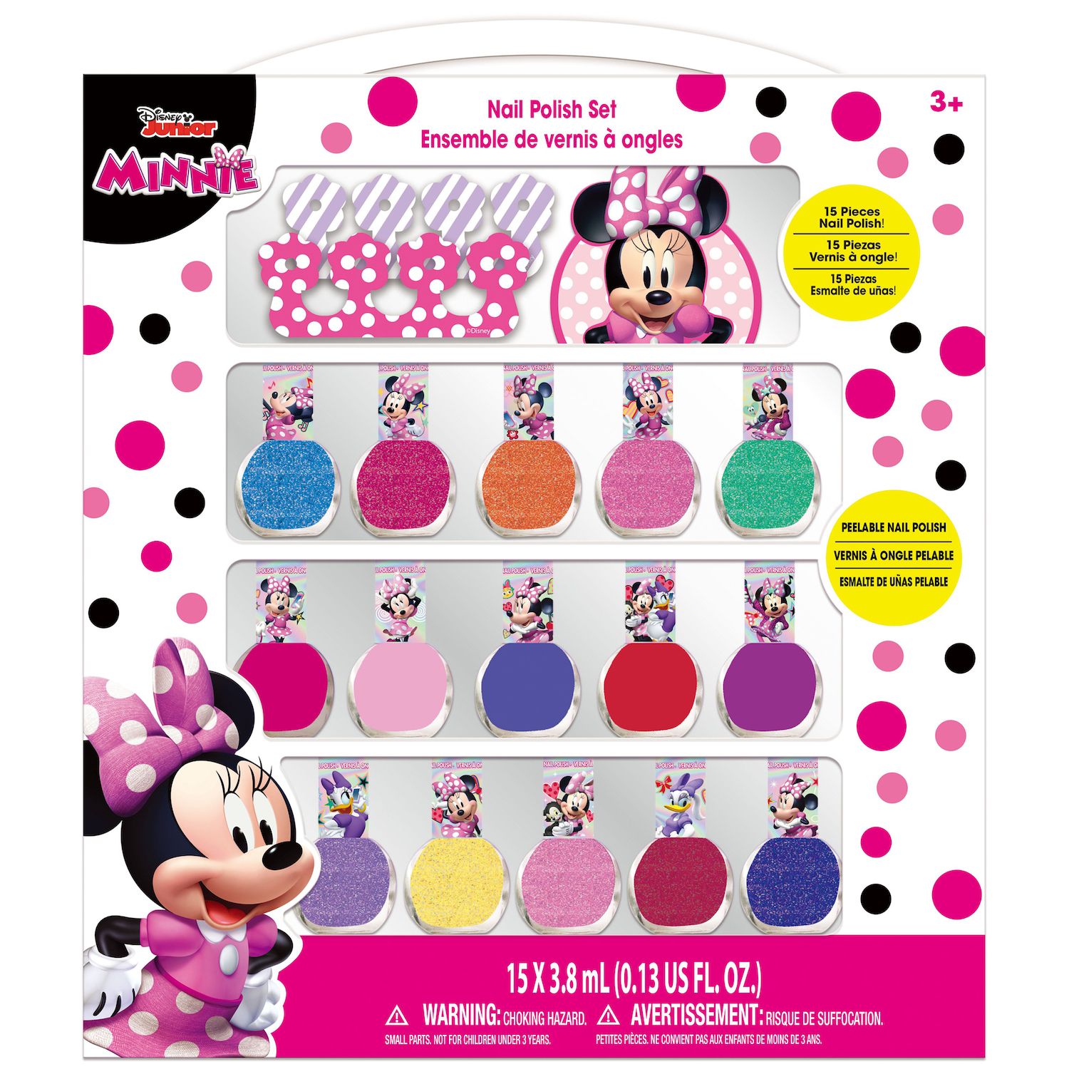 minnie mouse nail polish set