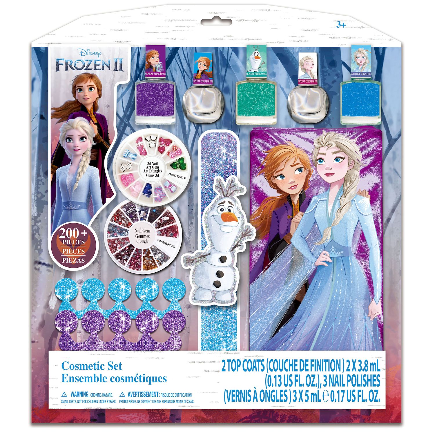 disney's frozen anna & elsa nail polish set