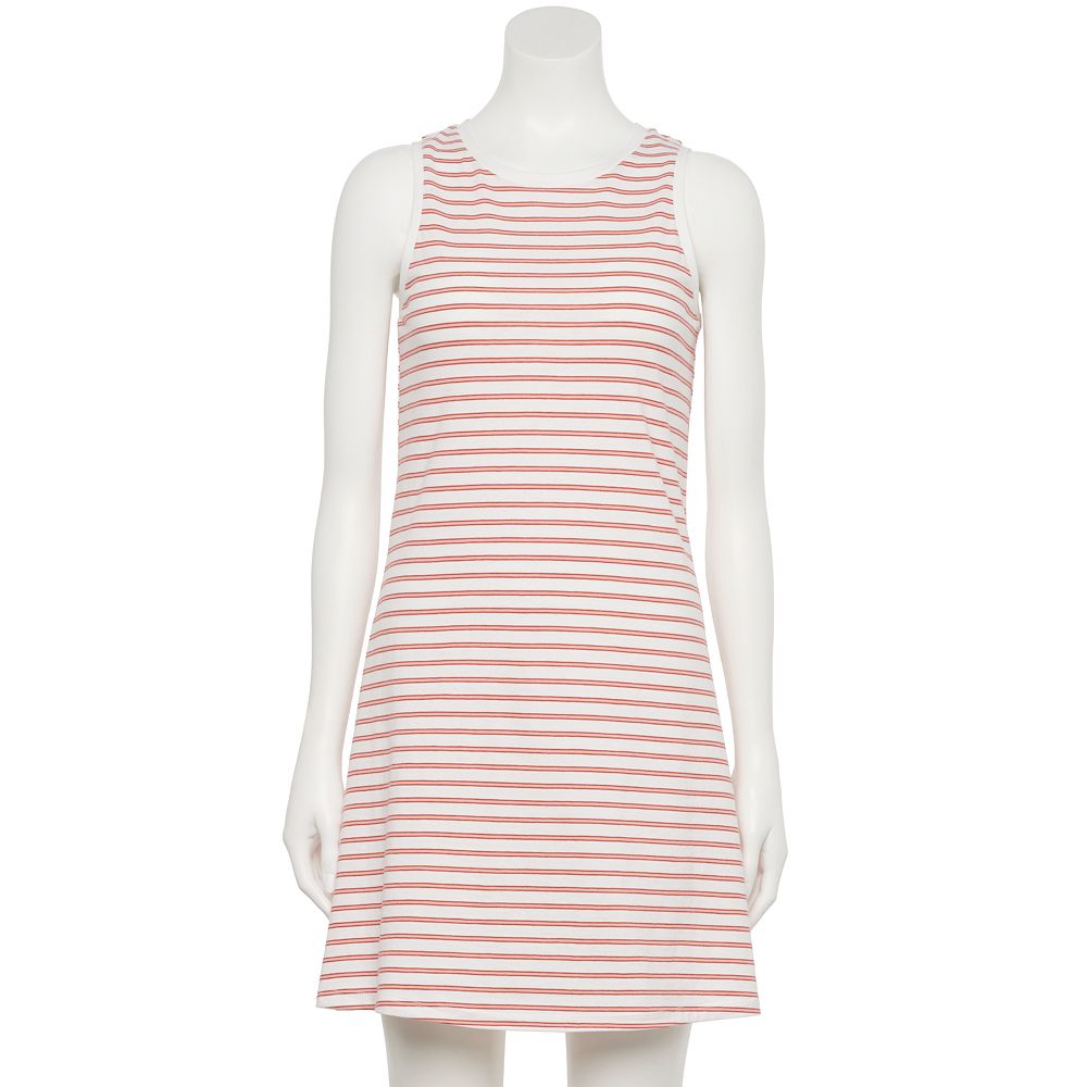 Juniors' Plus Size SO® High Neck Rib Tank Dress