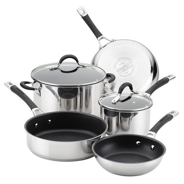 Circulon 11pc Momentum Stainless Steel Cookware Set in the Cooking