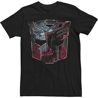 Men's Transformer Autobot Face Badge Big Face Tee