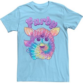 Men's Furby Tie Dye Portrait Tee