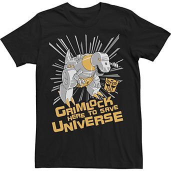 Men's Transformers Grimlock Here To Save Universe Tee
