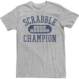 Men's Scrabble Word Genius Scrabble Champion Tee