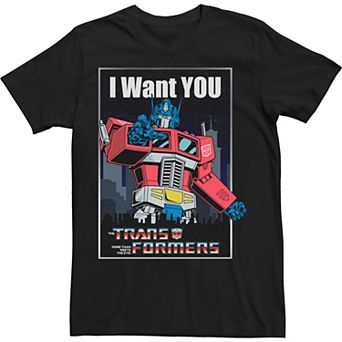 Men's Transformers Optimus Prime I Want You Tee