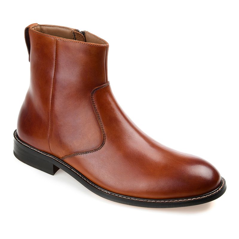 FAUST-BRN Thomas & Vine Faust Mens Ankle Boots, Size: 10, Br sku FAUST-BRN