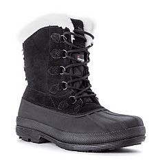 Women's Dual Zipper Extra Wide Winter Boots