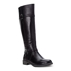 Womens black sale boots kohls