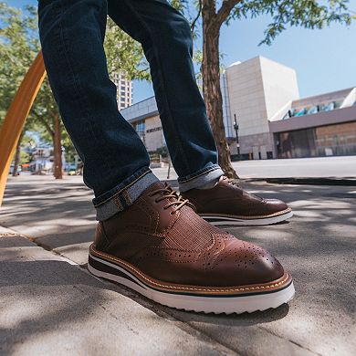 VANCE Warrick Men's Wingtip Derby Shoes