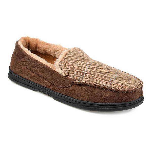 Kohls mens moccasin on sale slippers