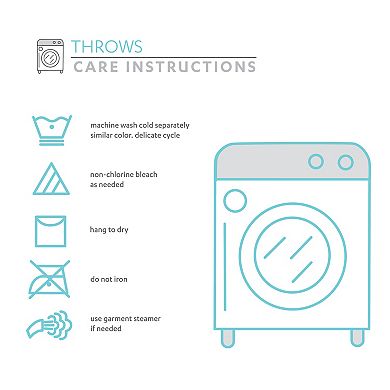 Lush Decor Sherpa Tassel Fringe Throw