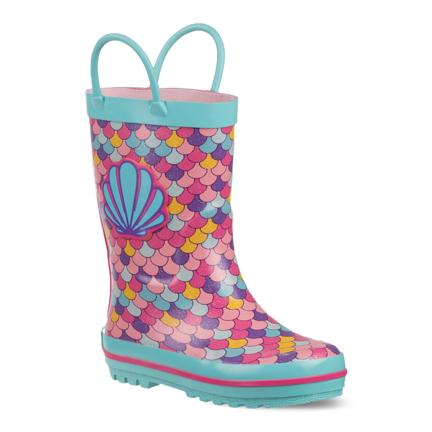 kohls girls rain boots