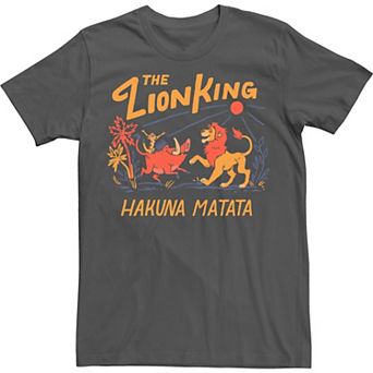 Disney's The Lion King Hakuna Matata Bold Text Men's Tee