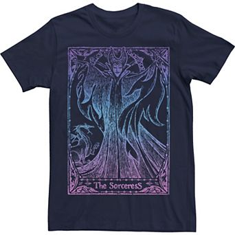 Disney's Sleeping Beauty Maleficent Men's Tarot Poster Tee