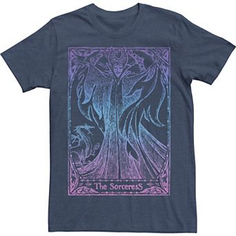 Disney's Sleeping Beauty Maleficent Men's Tarot Poster Tee