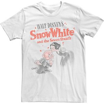 Disney's Snow White & Dopey Distressed Portrait Men's Tee