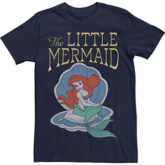 Disney's The Little Mermaid Ariel Shell Portrait Men's Tee