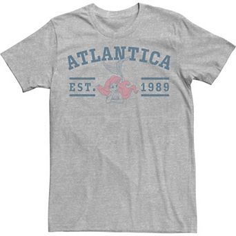 Disney's The Little Mermaid Atlantica Est. 1989 Collegiate Men's Tee