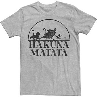 Disney's The Lion King Hakuna Matata Simple Text Men's Tee