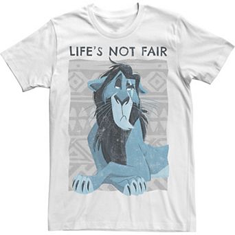 Disney's The Lion King Scar Life's Not Fair Men's Tee