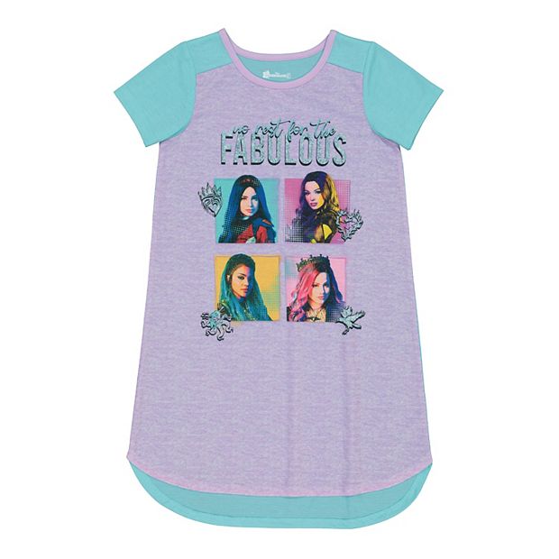 Disney s Descendants Girls 6 12 No Rest for the Fabulous Dorm Nightgown