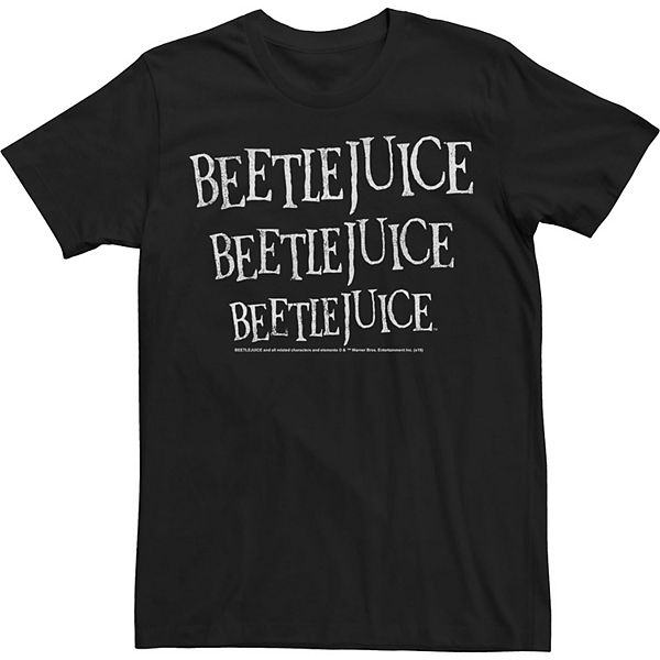 Men's Beetlejuice Text Tee