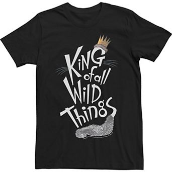Men's Where The Wild Things Are King Of All Wild Things Poster Tee