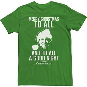 Men's National Lampoon's Christmas Vacation A Good Night Text Tee