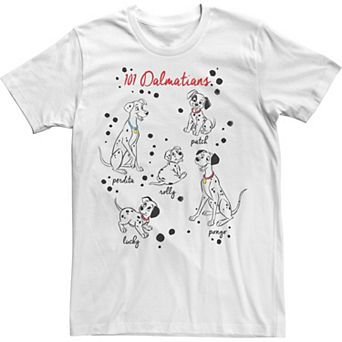 Disney's 101 Dalmatians Puppy Names Men's Tee