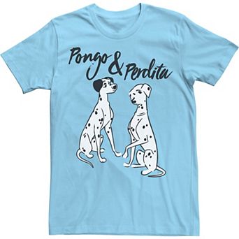 Men's 101 Dalmations Pongo Perdita Group Shot Tee