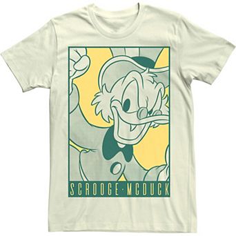Disney's DuckTales Scrooge McDuck Comic Portrait Men's Tee