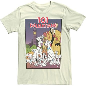 Disney's 101 Dalmatians Men's Group Shot VHS Cover Tee