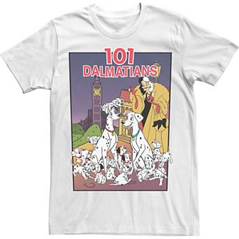 Disney's 101 Dalmatians Men's Group Shot VHS Cover Tee