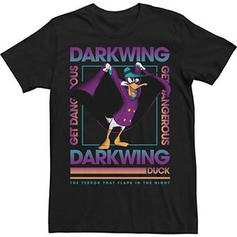 Disney's Darkwing Duck Men's Get Dangerous Square Tee