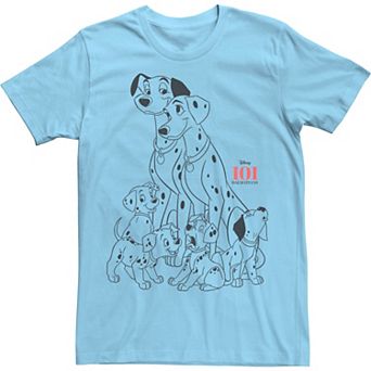Disney's 101 Dalmatians Men's Family Group Shot Tee