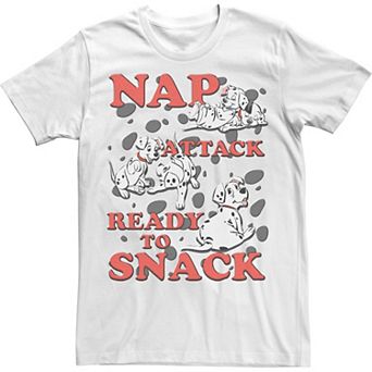 Disney's 101 Dalmatians Nap Attack Ready To Snack Men's Tee