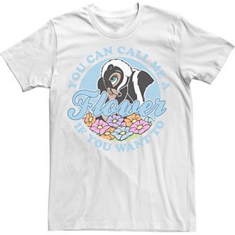 Disney's Bambi You Can Call Me A Flower If You Want To Men's Tee